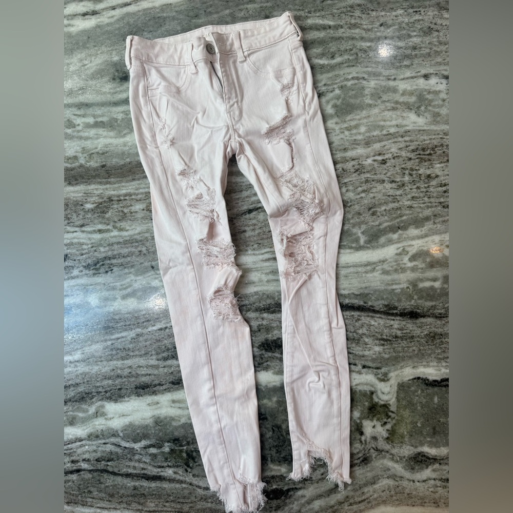 American Eagle skinny high rise Jegging jeans size 6 long